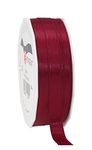 PRÄSENT C.E. Pattberg Satin Bordeaux Gift Ribbon, 27 Yards for Wrapping Gifts, Ribbon for Decorating & Crafting, Decorative Ribbon for Gifts, for Every Occasion, Vanilla, 10mm - 25m, (7181025-619)