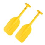 LIOOBO 2Pcs Telescopic Kayak Paddle Rafting Boat Paddle Canoe Oars Plastic Aluminum Alloy Boat Oars