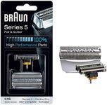 Braun 51S Series 5 Electric Shaver Replacement Foil & Cassette Cartridge, Silver