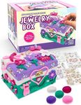 PURPLE LADYBUG Decorate Your Own Jewellery Box for Girls - Great 6 Year Old Girl Gifts - Girls Birthday Presents for Ages 6 7 8 9 10 11, & Fun Kids' Craft Kits - Creative Art & Craft Kits for Kids