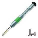 Precision Phillips Screwdriver 2.0mm PH00 for Nintendo Switch DSI XL/DSI LL/3DS XL/3DS LL, Small Phillips Screwdriver #00, Magnetic Tip, Rotary Cap, Individual 2.0mm Phillips Head Screwdriver