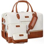 Weekender Bag for Women Travel Duffel Bag Carry On Overnight Bag with Shoe Compartment Large Duffle Tote Bag for Travel