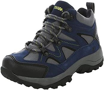 Northside Snohomish JR Hiking Boot, Navy/Volt, 5 US Unisex Big Kid