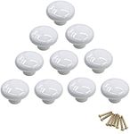 NUODWELL 10Pcs Round Colorful Ceram