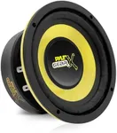 Pyle Car Mid Bass Speaker System - Pro 5 Inch 200 Watt 4 Ohm Auto Mid-Bass Component Poly Woofer Audio Sound Speakers For Car Stereo w/ 30 Oz Magnet Structure, 2.2” Mount Depth Fits OEM - PLG54