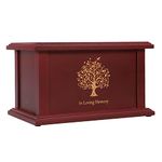 Wooden Urns for Human Ashes Adult Male Female,Tree of Life Cremation Urns for Ashes,Wood Urns for Ashes Men Women, Holds Up to 230 Cubic Inches of Ashes