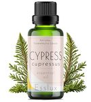 Esslux Cypress Essential Oil for Pain Relief - Therapeutic Grade Cypress Oil - Perfect for Aromatherapy, Pain Relief, Dry Skin & Smoother Breathing - Use in Diffuser or on Skin - 120 ML