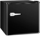 Electactic 1.2 Cu.ft Mini Freezer, Small Upright Freezer with Removable Shelf & 7 Adjustable Temperature Control, Energy Saving, Low Noise for Bedroom, Apartment, Home, Office, Black