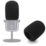 Wave 1 Pop Filter - Professional Mic Windscreen Foam Cover Compatible with Elgato Wave USB Condenser Microphone to Reduce Pops and Hisses by SUNMON