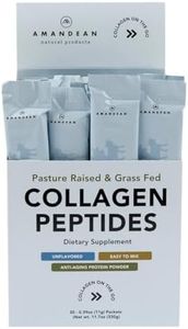 Collagen Peptides Powder Packets | 30 Individual Stick Packs | Grass-Fed Hydrolyzed Collagen Protein | Unflavored, Easy to Mix | Paleo & Keto Friendly | Promotes Healthy Joints, Gut, Skin, Hair, Nails