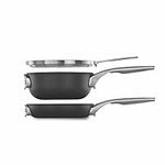 Calphalon 2010652 Nonstick Cookware Set, Hard-Anodized Aluminum, Black