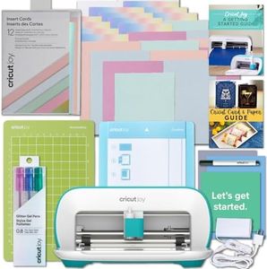 Cricut Joy Machine Bundle - Portable Craft Cutting Machine with Insert Cards, Cutting Mats, and Pen Set for DIY Card Making, Customized Crafts, Home Decor Projects, and Decals
