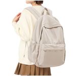 School Backpack Womens,Unisex Lightweight Backpack School Bag Water-resistant Rucksack fits 14 inch Laptop for Teenage Girls Boys Casual Daypacks Travel Backpack Bookbag for College Work,Light Khaki