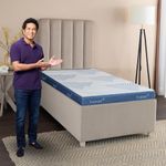 Livpure Smart DUOS PRO+ Reversible 3 Zone Profile HR Foam Mattress |3D SleepTech Zones| ComfortScience Tech Foam| EGAPA Air Filter | High GSM Sporty Fabric|Single Bed (78x36x5) inch, 7 Years Warranty