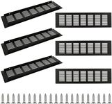 ZOFUN 6 Pcs Black Air Vent Covers, 