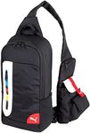 PUMA Mainline Techtility Harness Crossbody Sling Shoulder Bag (Black)