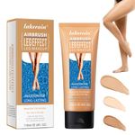 Leg Makeup Waterproof No Transfer, Leg Make Up to Cover Veins, Leg and Body Scar Tattoo Cover Up, Light, Easy Application, Concealer Full Coverage(#2 Wheat Color, 4 FL OZ)