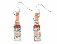 Ketchup Bottle Earrings Miniblings Bbq Fast Food Kitchen Fries