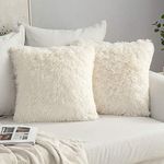 MIULEE Faux Fur Cushion Covers Fluf