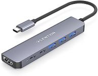 LENTION 6 in 1 USB C Hub, USB C Mul