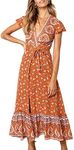 ZESICA Women's 2023 Bohemian Floral