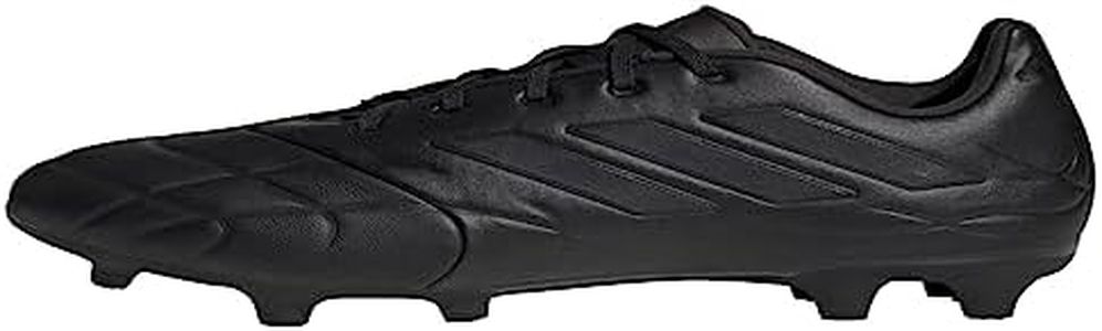 adidas Unisex Copa Pure.3 Firm Ground Soccer Shoe, Black/Black/Black, 8 US Men