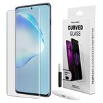 COVER CAPITAL Tempered Glass Guard 2.5D Curved Edges Screen Protector For Samsung Galaxy Note 10 Plus (Liquid UV Tempered Glass)