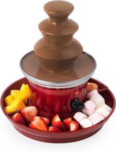 Giles & Posner 3-Tier Chocolate Fountain – Stainless Steel Dessert Maker