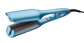 BaBylissPRO Nano Titanium Ionic Deep Waver, 3-Barrel Curler, 5 Heat Settings To 430°F, Crimper Hair Waver for All Hair Types, Built-in Ion Generator for Frizz-Free & Shiny Hair, Dual Voltage