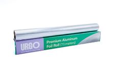 URGO Premium Aluminium Foil Roll - 72 Meters, 11 microns - Food Packaging, Wrapping, Storing, & Serving