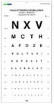 MONOYER Ophthometric Chart 3 mtr Chart Vision Eye Chart