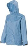 Grundens Women’s Weather Watch Hooded Fishing Jacket | Waterproof, Stain-Resistant - blue - XS