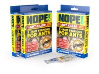 NOPE! Ant Killer Bait Station (9 x 5g) Indoor & Outdoor Ant Traps. Eradicates Ants and their Colony & Nest