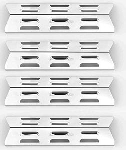 4 PACK Replacement Stainless Steel Heat Plate for BBQTEK GSF2616AC, GSF2616AK, GSF3016E, GSF3016H, GSF3916D, SSS3416TB, SSS3416TC, GSF2616AD-1, Presidents Choice SSS3416TCS, SSS3416TCSN, PC10011023, NG606986 & BOND Gas Grill Models