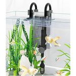 VAYINATO® XBL Series Hang On Back Cannister Filter for Aquarium Fish Tank | Quickly Remove Oil Film and Restore Clear Water by Petzlifeworld (XBL-400 | 5W | 350L/H | Fit for 2.5 Feet Tank)