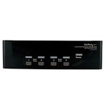 Startech.Com SV431DDVDUA 4 Port Dvi Vga Dual Monitor Kvm Switch Usb with Audio and Usb 2.0 Hub