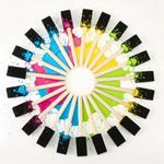 Foam Paint Brushes - Pack of 50 Disposable, 1-inch Sponge Brushes for Acrylic Painting, Staining, Varnishes & DIY Craft Projects - by TX liteart