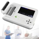 Portable EKG Monitor with 7 Inch LCD Touch Screen, 12 Leads ECG Machine for Heart Health Monitoring