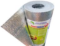 SmartSHIELD -3mm 16"x50ft Reflective Insulation Roll, Foam Core Radiant Barrier, Thermal Foil Insulation, Commercial Grade