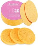 AUAUY Compressed Facial Sponges, 20