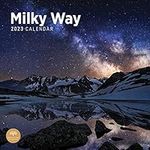 2023 Milky Way Monthly Wall Calendar by Bright Day, 12 x 12 Inch, Outer Space Star Planet Galaxy