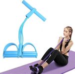 Pull Reducer Training Bands 4 Tubes Body Trimmer Pedal Exerciser Yoga Crossfit Exercise, Arm Exercise, Tummy Body Building Training Women and Mens (1)