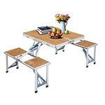 OGL Folding Camping Table Set Outdo