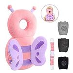 Okydoky Baby Safe Protector Cushion & Baby Knee Pads for Crawling,Toddlers Safety Pad Adjustable Backpack,Baby Back Protection for Walking & Crawling, Butterfly.CA