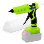 Cordless Hot Glue Gun 100W - Rapid Heating Compatible with 18V LXT Batteries BL1815 BL1830 BL1850 20 Transparent 11mm Glue Sticks Included for DIY Crafts and Quick Repairs （Battery not Included）