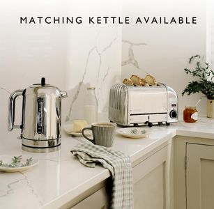 Dualit Classic 4-Slice Toaster – Stainless Steel, Retro Design