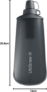 LifeStraw Peak 1L Squeeze Water Bottle – Portable Filtration System