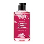 THE LOVE CO. Japanese Cherry Blossom Bath & Shower Gel | 100% Vegan Body Wash for Women & Men | Hydrating & Long-Lasting Scent | Paraben-Free| 250ml