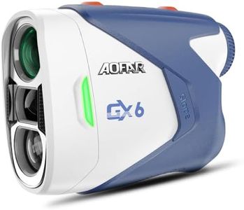AOFAR GX6 Golf Rangefinder 1000 Yards, Rechargeable Laser Range Finder with Magnet, Flag Lock & Vibration, Slope ON/Off with Indicator Light, ±0.5yd Accuracy, Waterproof, 7X, Golf Gift