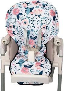 Nuby High Chair Cover Protecting from Spills and Crumbs, Water Resistant, Floral Print